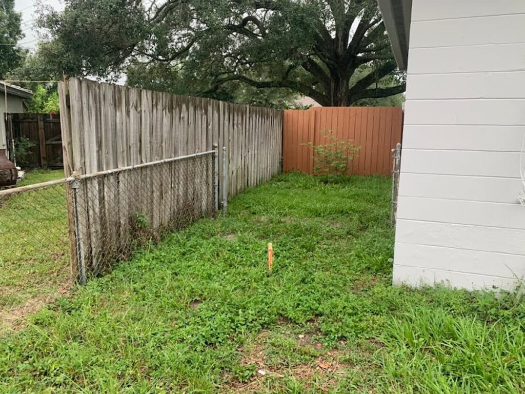 One of the last areas of the yard we wanted to turn into a garden but hadn't was this patch. We didn't begin turning this spot into a garden until a couple of years after this photo was taken.