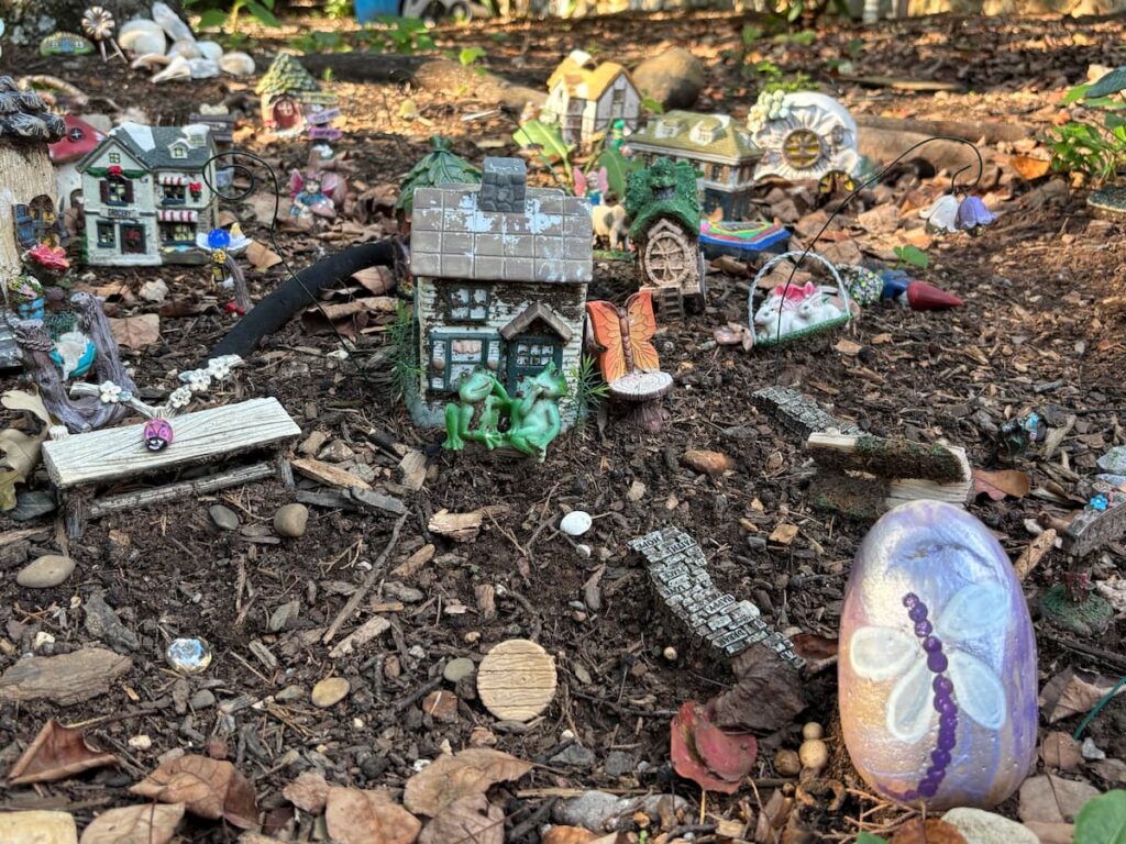 A gnome and fairy garden lives on Mill Mountain in Roanoke! 